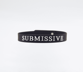 Love In Leather Silicone SUBMISSIVE BDSM Collar Default Title Collars and Leads